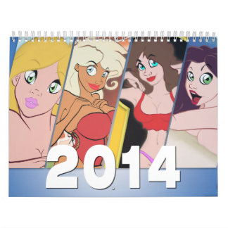 Mural Calendrier 2014 de Pin- de bande dessinée