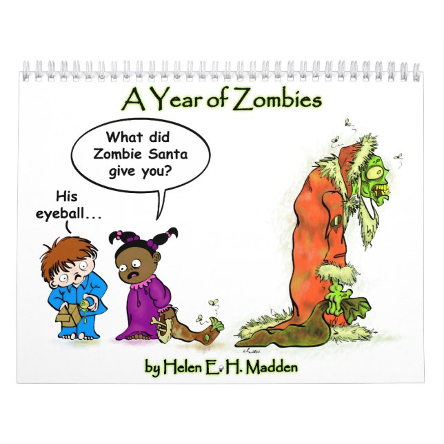 Mural Calendrier 2014 de zombi ! (Protection)