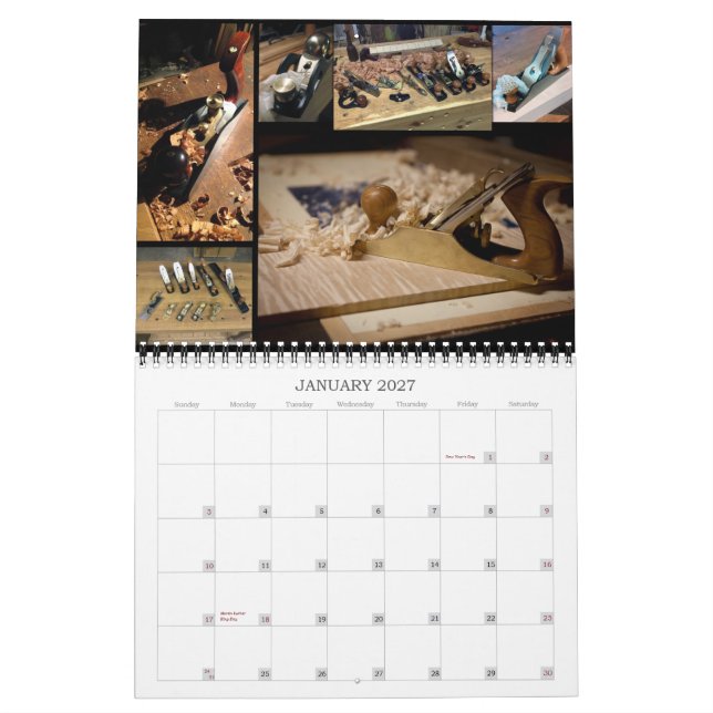 Mural Calendrier 2014 d'outil de bricolage de (Jan 2027)