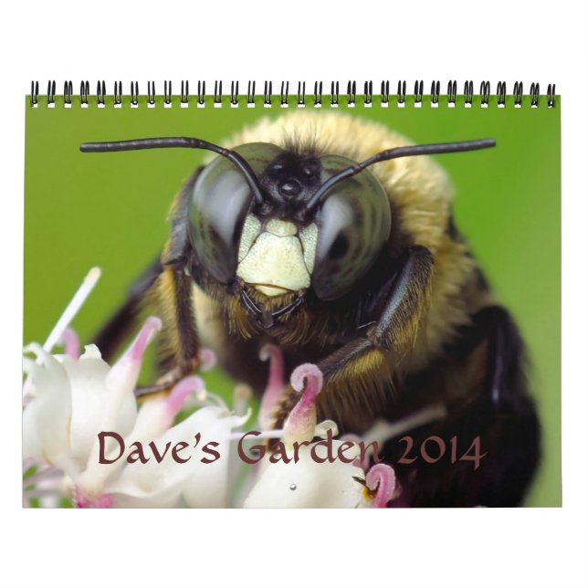 Mural Calendrier 2014 du jardin de Dave (Protection)