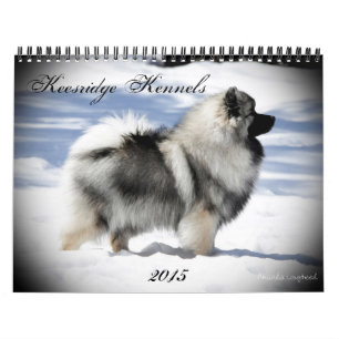 Mural Calendrier 2015 de Keesridge Keeshonden