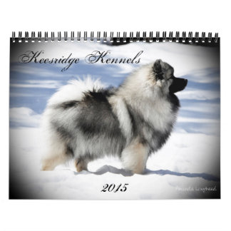 Mural Calendrier 2015 de Keesridge Keeshonden