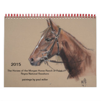 Mural Calendrier 2015 du Morgan Horse Ranch à PRNS