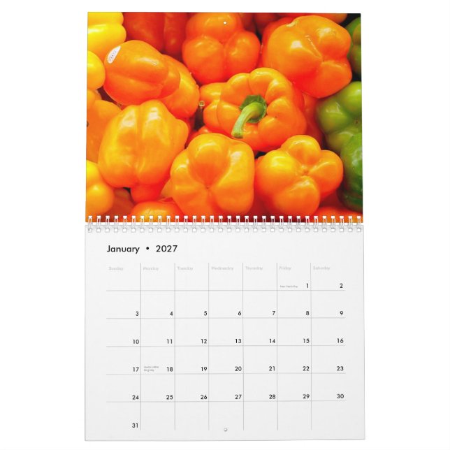 Mural Calendrier 2015 - fruit et légume (Jan 2027)