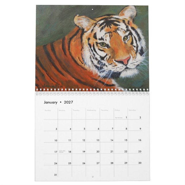 Mural Calendrier 2015 Gros Chats, Petits Chats (Jan 2027)