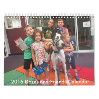 Mural Calendrier 2016, bouteur et amis