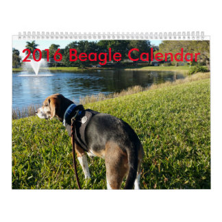 Mural Calendrier 2016 de beagle