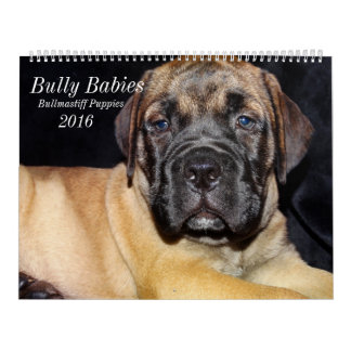 Mural Calendrier 2016 de Bullmastiff