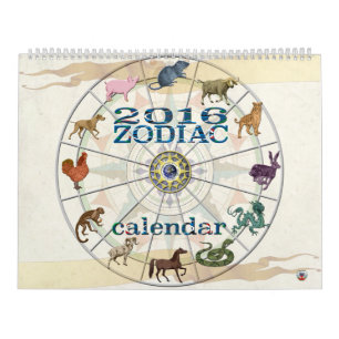 Mural Calendrier 2016 de zodiaque