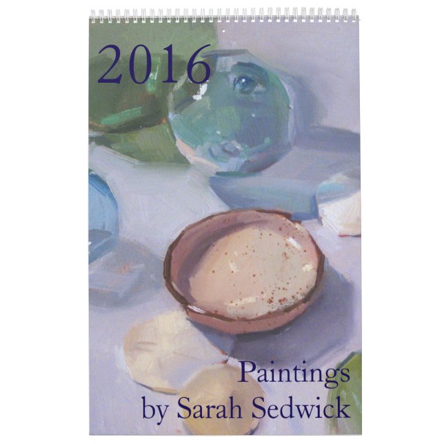 Mural Calendrier 2016 : Peintures de Sarah Sedwick (Protection)