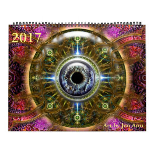 Mural Calendrier 2017 par Jen Anu
