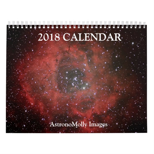 Mural Calendrier 2018 d'astronomie (Protection)