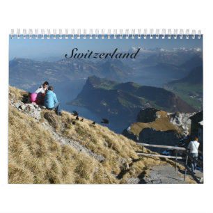 Mural Calendrier 2018 de la belle Suisse