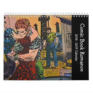 Mural Calendrier 2018 Romance de bande dessinée