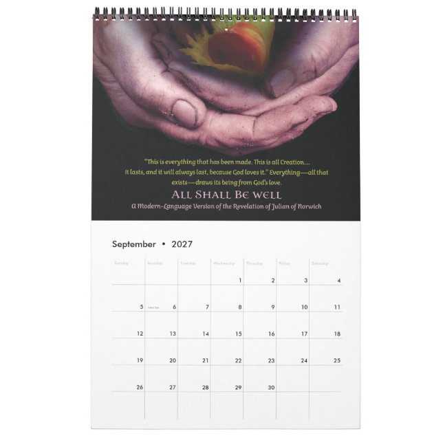 Mural Calendrier 2018 un ÉCHANTILLONNEUR d'ANAMCHARA (Sep 2027)