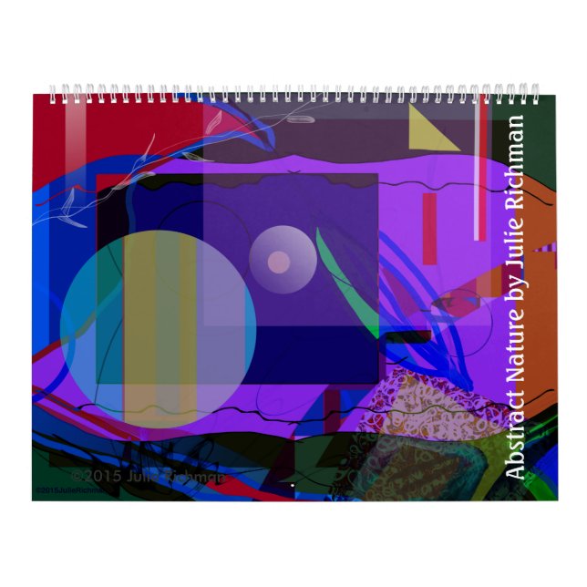 Mural Calendrier abstrait de dessins (Protection)