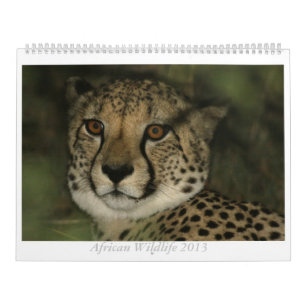 Mural Calendrier africain de faune