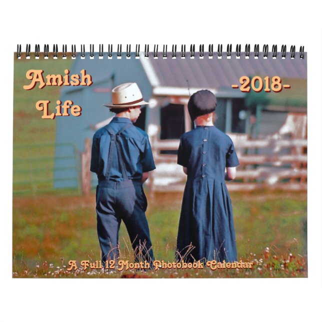 Mural Calendrier Amish (Protection)