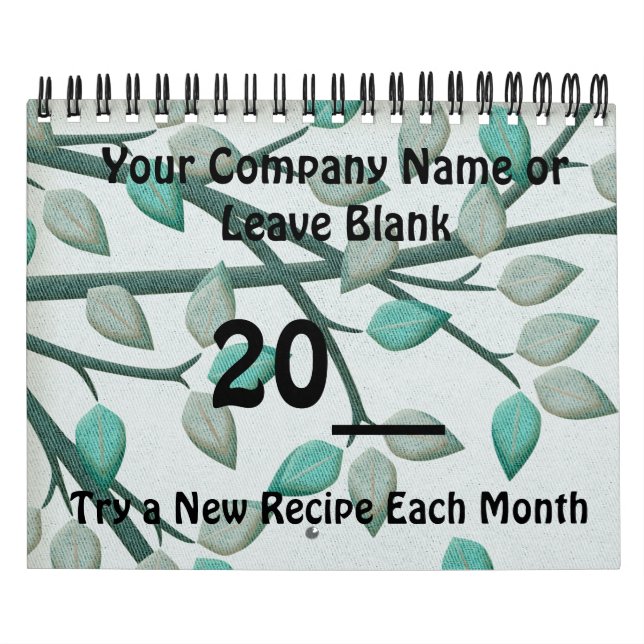 Mural Calendrier Année de Cuisine Recettes Promotion de  (Protection)