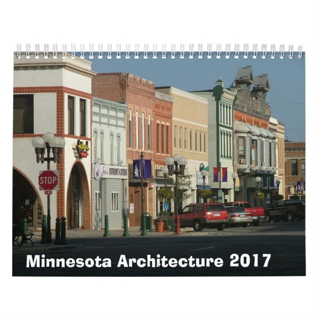Mural Calendrier architectural du Minnesota - 2017 (Protection)