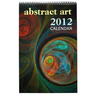 Mural Calendrier Art Abstrait 2012 (Standard)