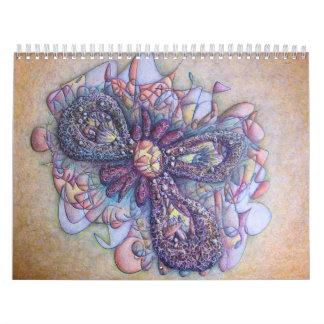 Mural CALENDRIER - art abstrait I - 2012