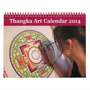 Mural Calendrier artistique Thangka 2014