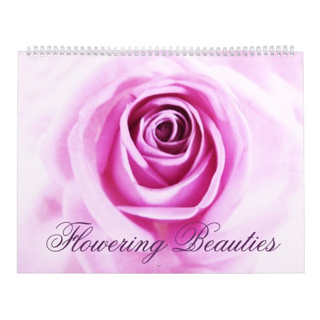 Mural Calendrier Beautés florales (Protection)