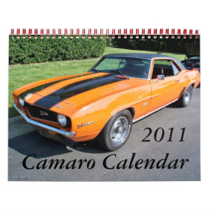 Mural Calendrier Camaro 2011