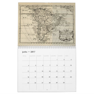 Mural Calendrier : Cartes du Brésil
