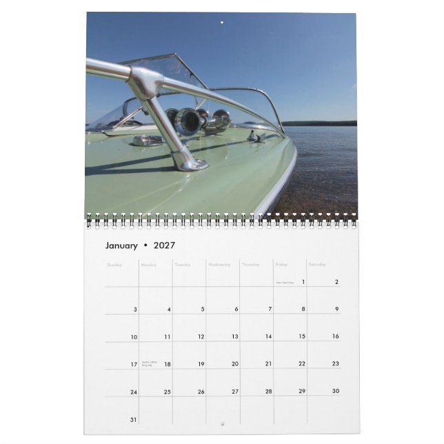 Mural Calendrier CGOAMN Classic Glastron 2013 (Jan 2027)