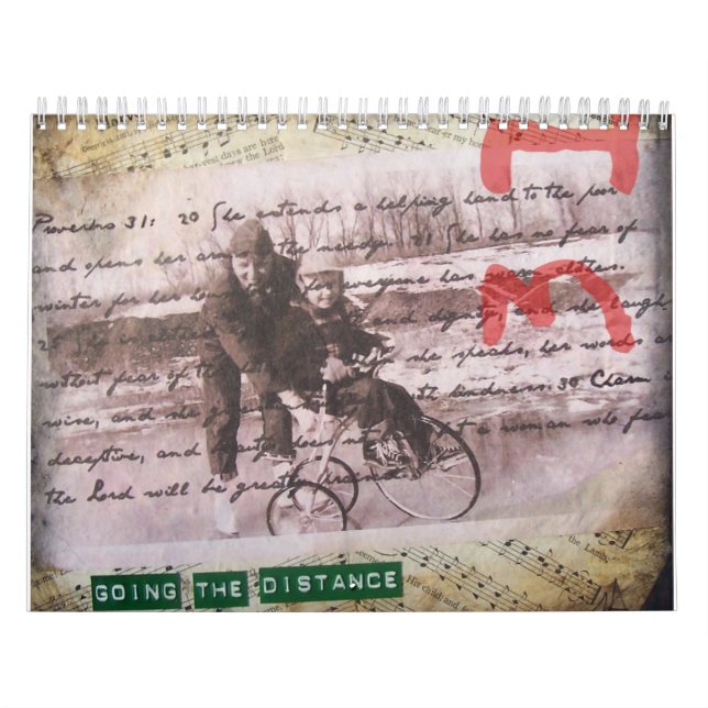 Mural Calendrier chrétien de femme des proverbes 31 (Protection)