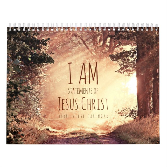 Mural Calendrier chrétien Je suis Jésus Bible Verse (Protection)