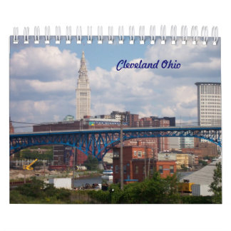 Mural Calendrier Cleveland Iconique