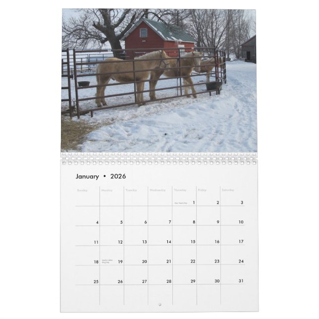 Mural Calendrier d'ACDHA 2015 (Jan 2026)