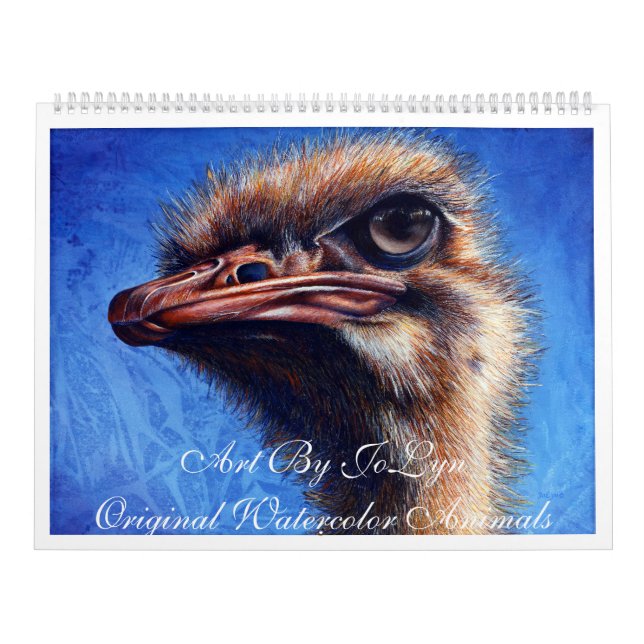 Mural Calendrier d'animaux d'aquarelle (Protection)
