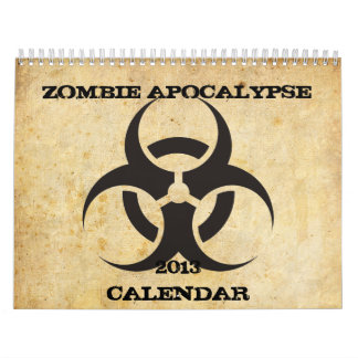 Mural Calendrier d'apocalypse de zombi
