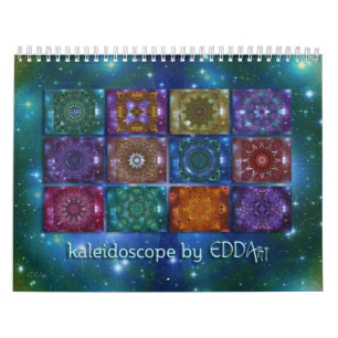 Mural Calendrier d'ART - ART de kaléidoscope