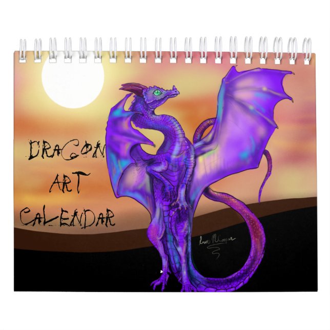 Mural Calendrier d'art de dragon (Protection)