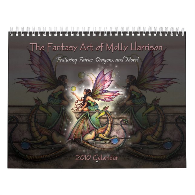 Mural Calendrier d'art de fantasy de Molly Harrison 2010 (Protection)