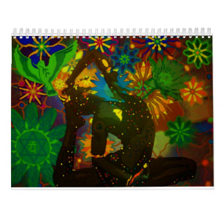 Mural Calendrier d'art de yoga par Karmym pour 2016