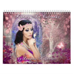 Mural Calendrier d'art d'imaginaire