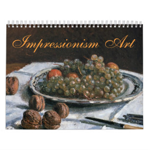 Mural Calendrier d'art d'impressionisme