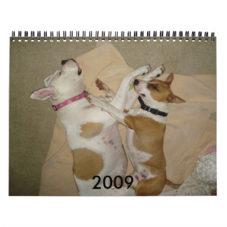 Mural Calendrier de 2009 chiens - customisé - C… -