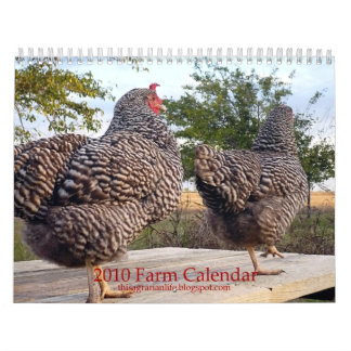 Mural Calendrier de 2010 fermes