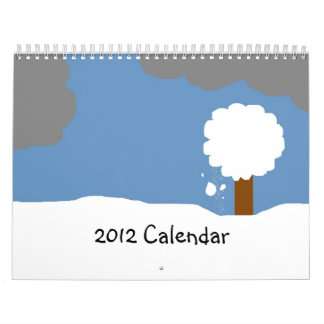 Mural Calendrier de 2012 saisons