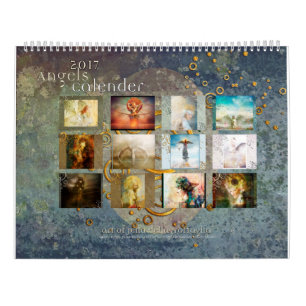 Mural Calendrier de 2017 anges