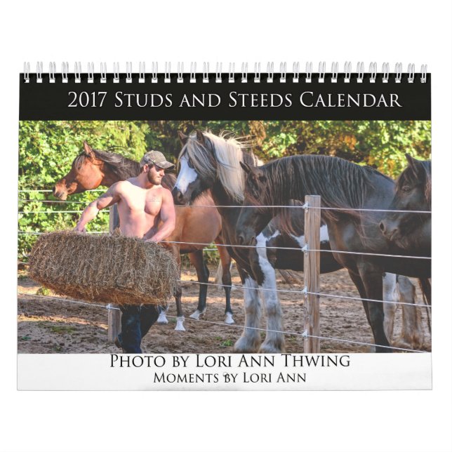 Mural Calendrier de 2017 goujons et de coursiers (Protection)