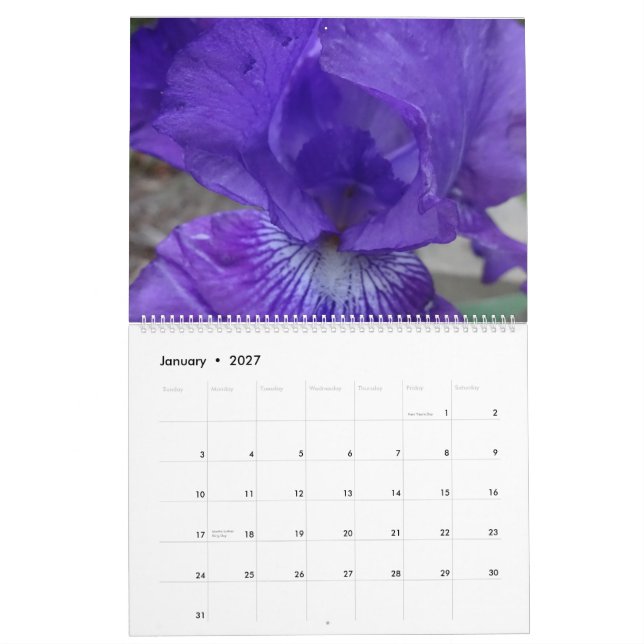 Mural Calendrier de 2018 paysages (Jan 2027)