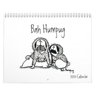 Mural Calendrier de Bah Humpug 2014